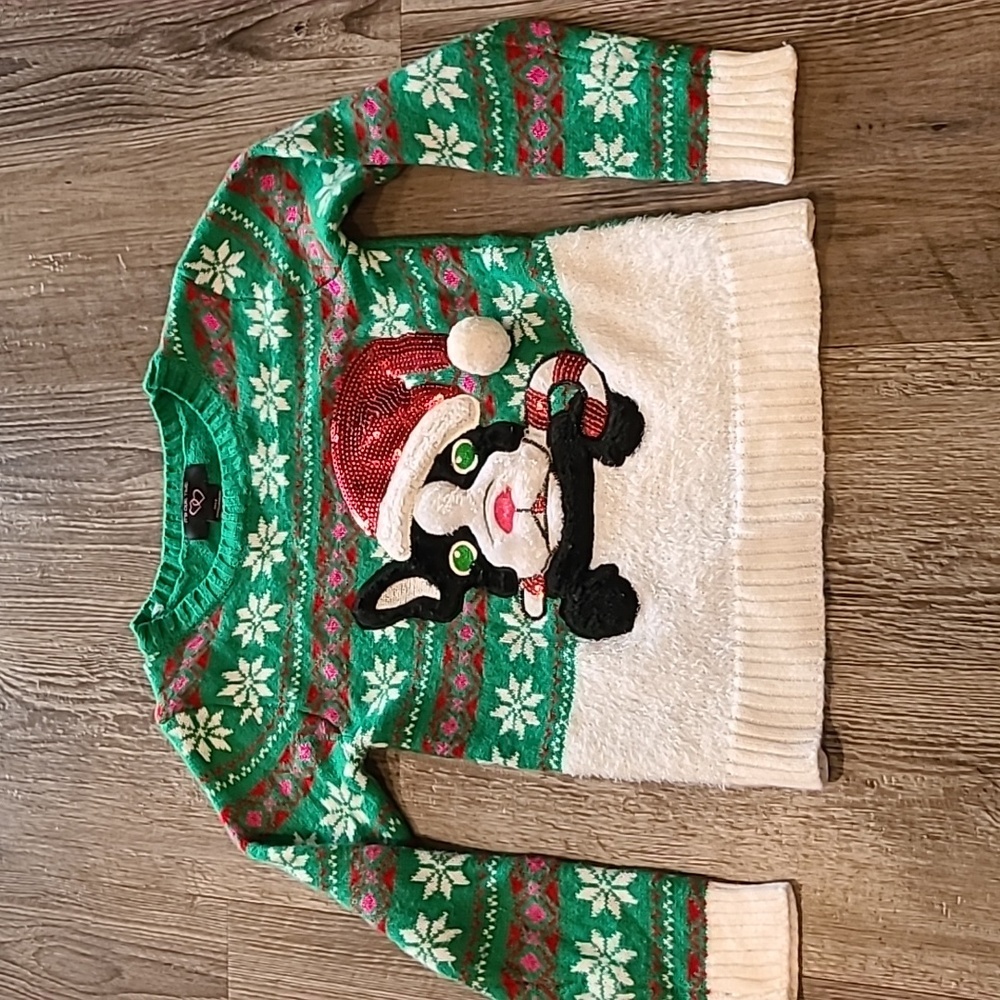 Ugly Christmas Dog Sweater Size Small by It's Our Time